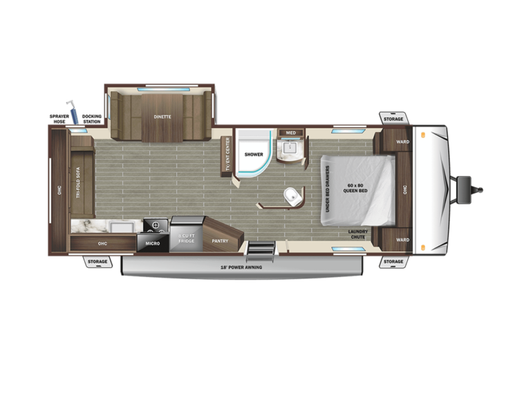 2023 Starcraft Super Lite 242RL Floorplan