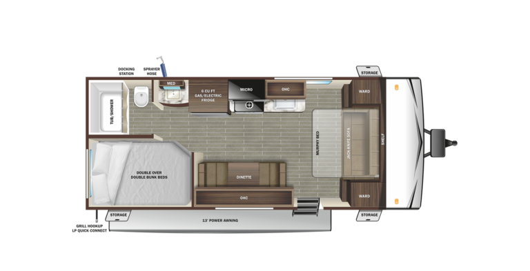 2023 Starcraft Autumn Ridge 20MB Floorplan