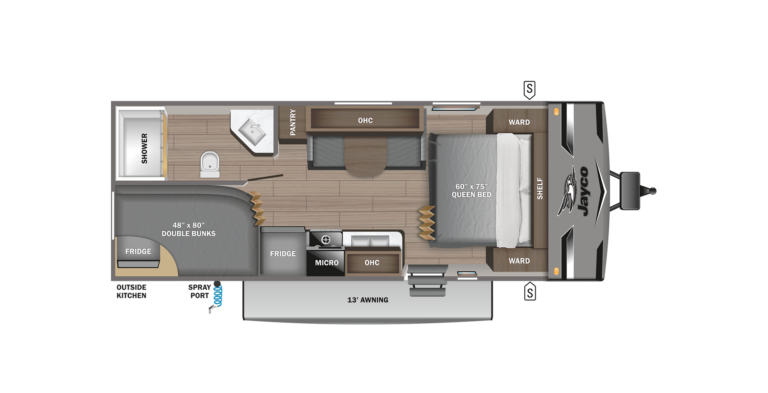 2023 Jayco Jay Flight 224BH Floorplan