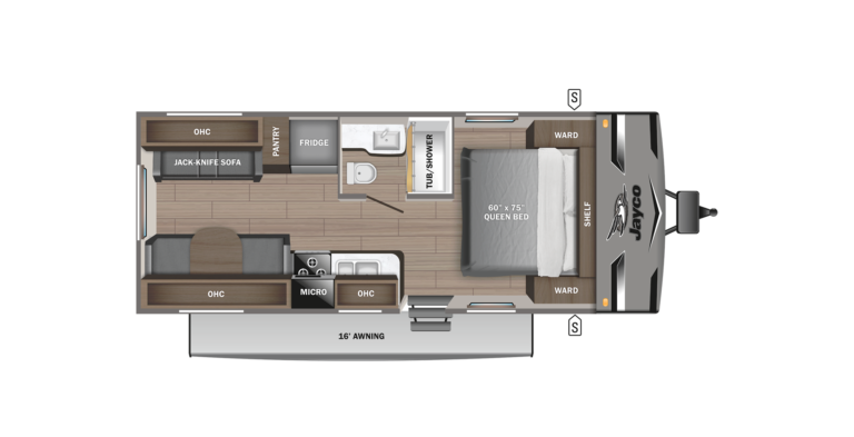 2023 Jayco Jay Flight 212QB Floorplan