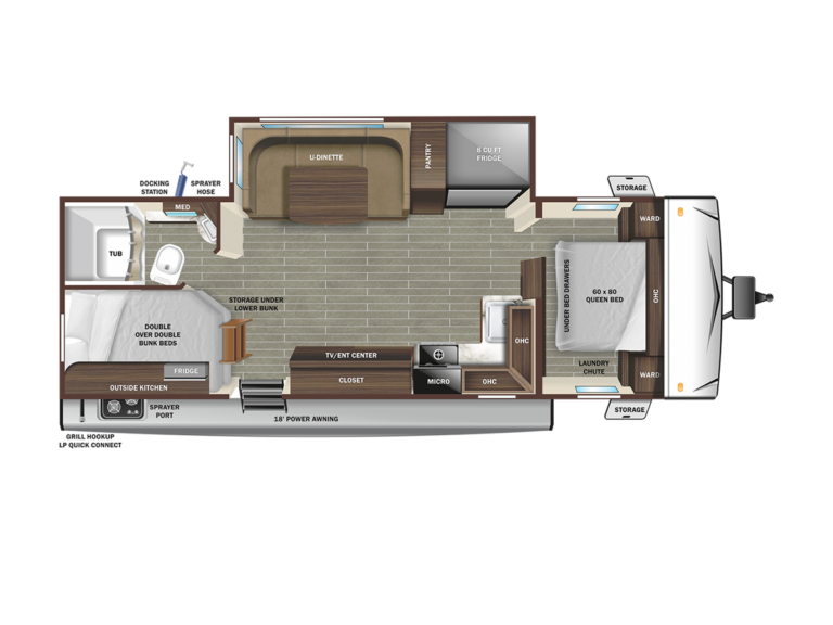 2023 Starcraft Super Lite 241BH Floorplan