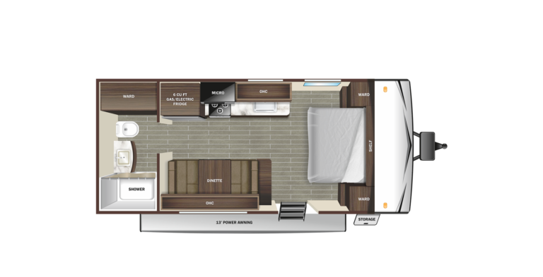 2023 Starcraft Autumn Ridge Single Axle 182RB Floorplan