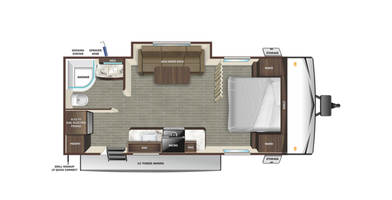 2023 Starcraft Autumn Ridge 20FBS Floorplan