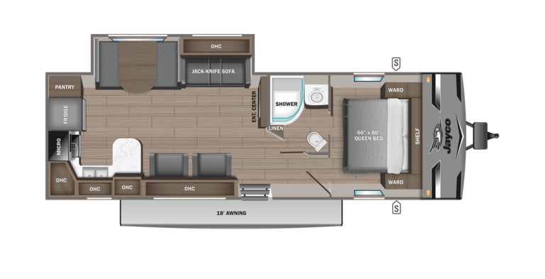 2023 Jayco Jay Flight 280RKS Floorplan