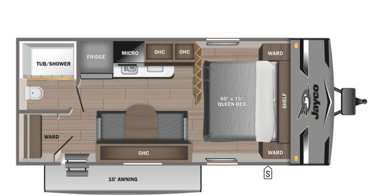 2023 Jayco Jay Flight SLX 195RB Floorplan
