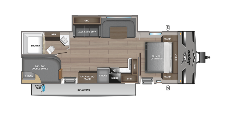 2023 Jayco Jay Flight 285BHS Floorplan