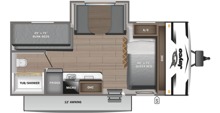 2024 Jayco Jay Flight SLX 184BS Floorplan