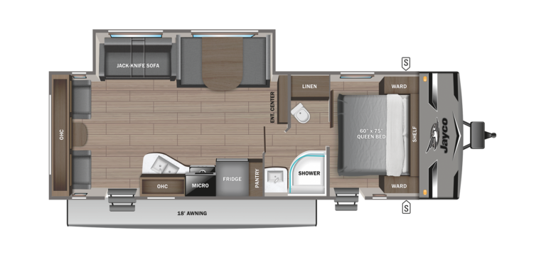 2024 Jayco Jay Flight 265RLS Floorplan