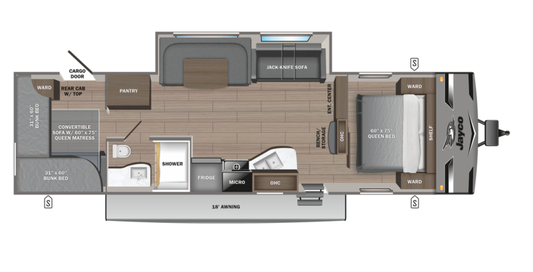 2024 Jayco Jay Flight 294QBS Floorplan