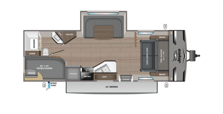 2024 Jayco Jay Flight 235MBH Floorplan
