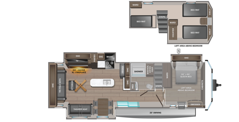 2024 Jayco Jay Flight Bungalow 40DLFT Floorplan