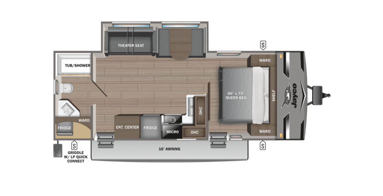 2024 Jayco Jay Flight 263RBS Floorplan