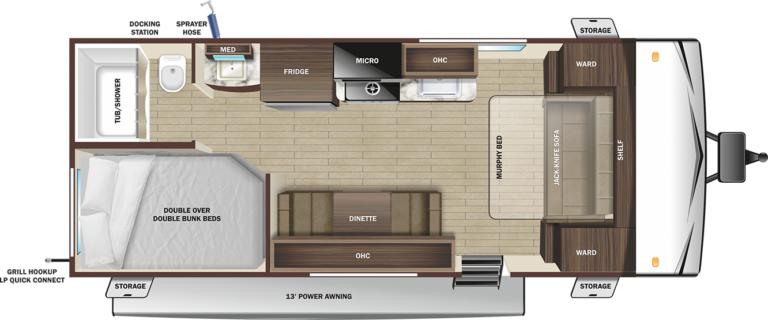 2024 Starcraft Autumn Ridge 20MB Floorplan