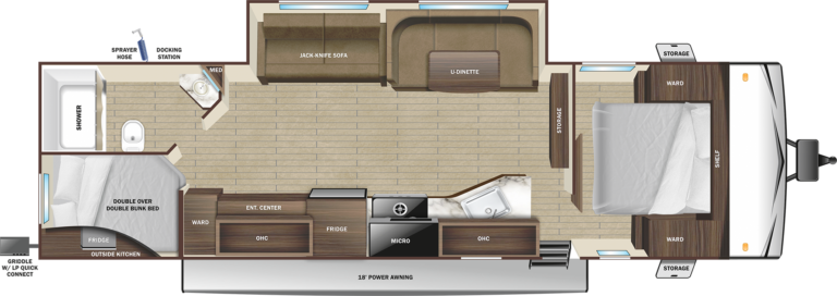 2024 Starcraft Autumn Ridge 28BHS Floorplan
