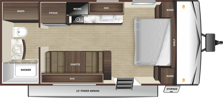 2024 Starcraft Autumn Ridge 182RB Floorplan