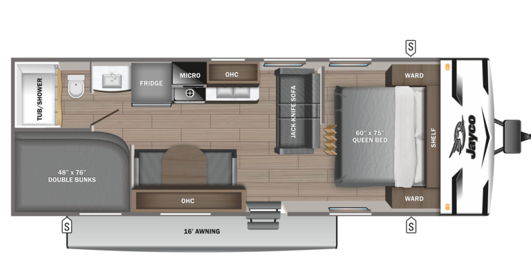 2024 Jayco Jay Flight SLX 260BH Floorplan