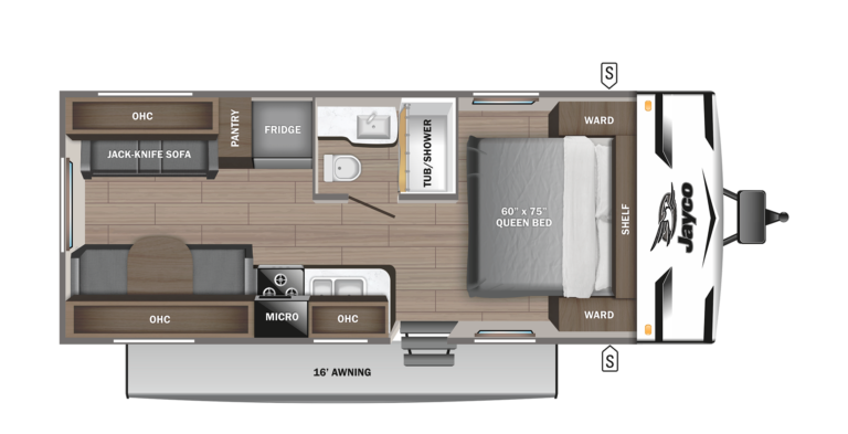 2024 Jayco Jay Flight SLX 210QB Floorplan