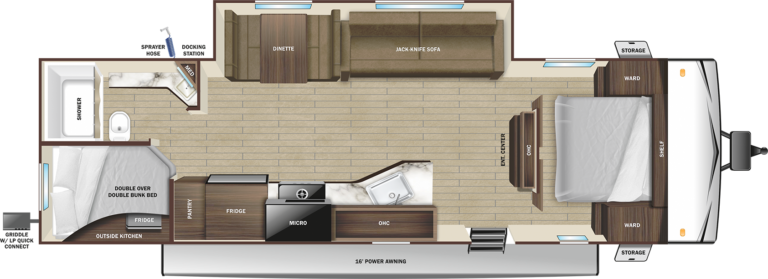 2024 Starcraft Autumn Ridge 26BHS Floorplan