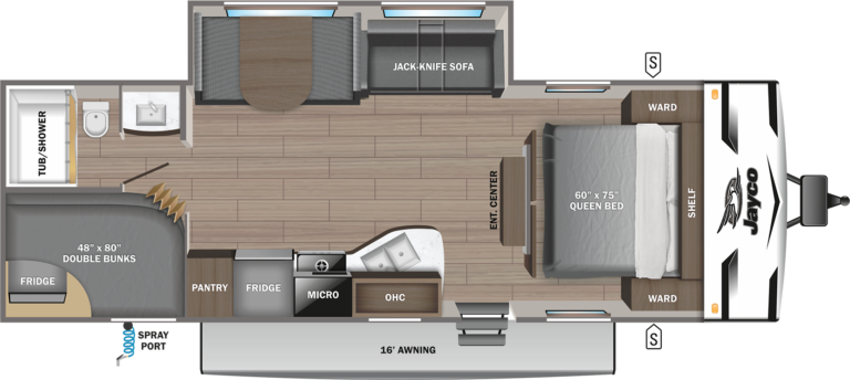 2024 Jayco Jay Flight SLX 261BHS Floorplan