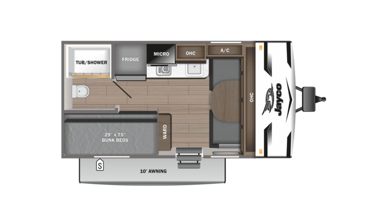 2024 Jayco Jay Flight SLX 154BH Floorplan