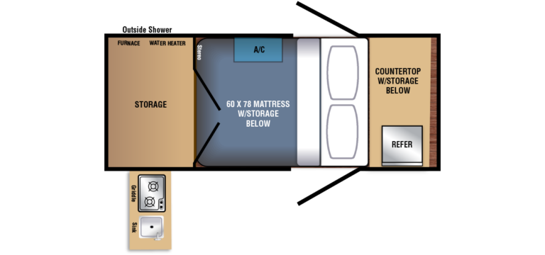 2024 Braxton Creek Bushwhacker 12SK Floorplan