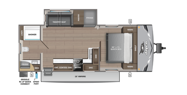 2025 Jayco Jay Flight 240RBS Floorplan