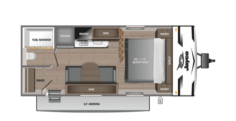 2024 Jayco Jay Flight SLX 195RB Floorplan