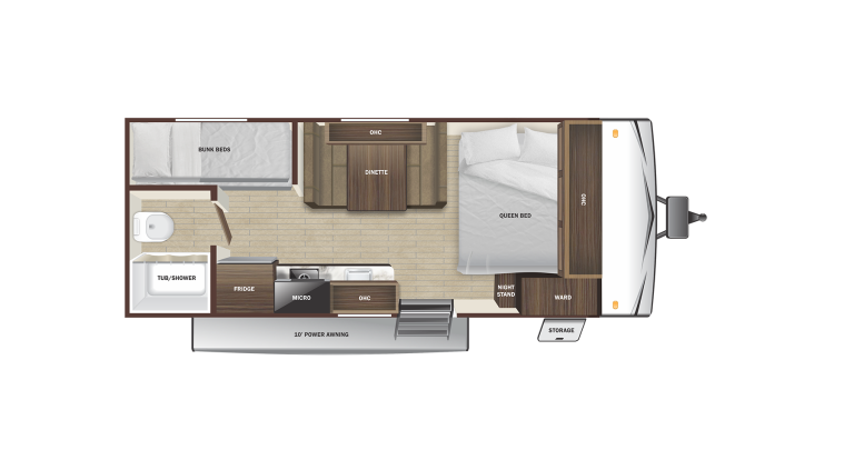 2025 Starcraft Autumn Ridge 177BH Floorplan
