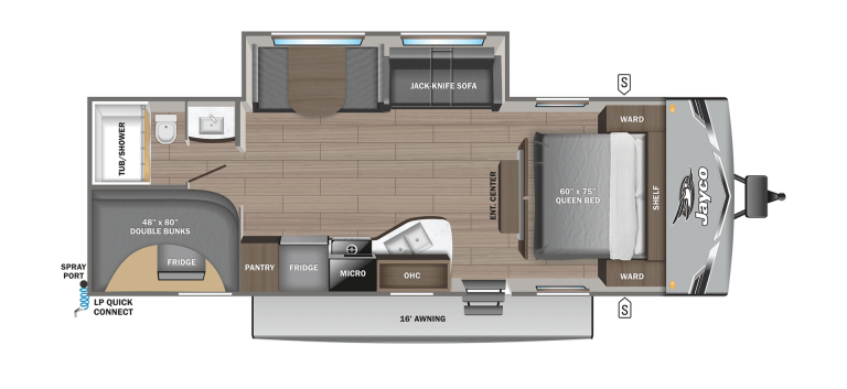 2026 Jayco Jay Flight SLX 261BHS Floorplan