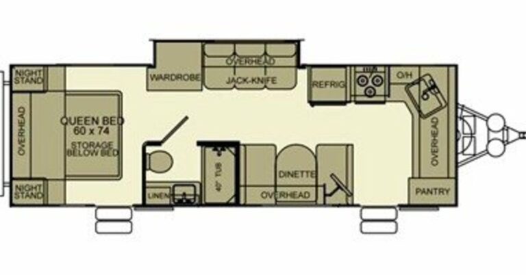 2012 Evergreen Ever-Lite 29FK Floor plan