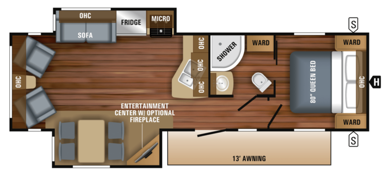 2018 Jayco Jay Flight 29RLDS Floorplan
