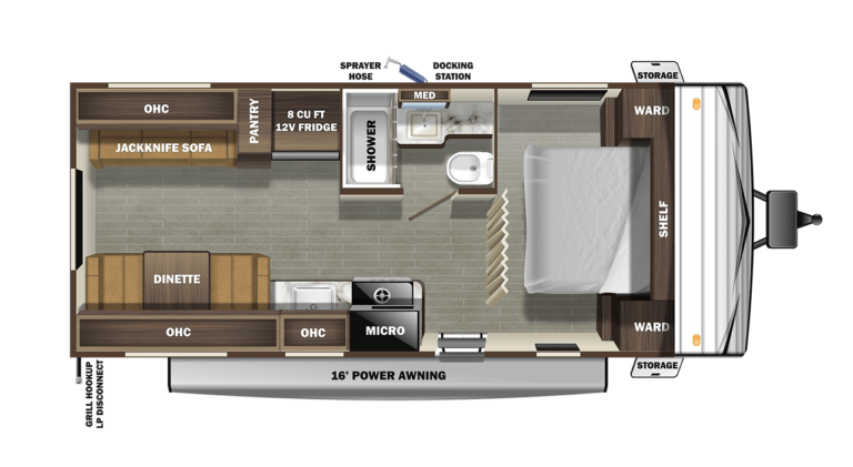 2020 Starcraft Autumn Ridge 21FB Floor Plan