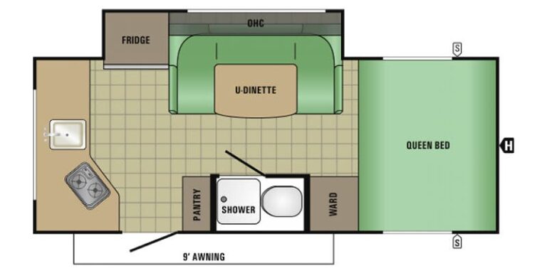 2017 Starcraft Comet Mini Extreme 18DS Floorplan