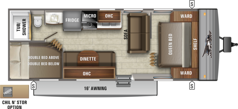 2021 Jayco Jay Flight SLX 264BH Floorplan