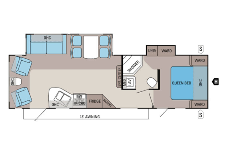 2012 Jayco Jay Flight 29RLDS Floorplan