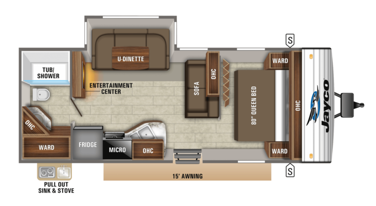 2019 Jayco Jay Flight 24RBS Floorplan