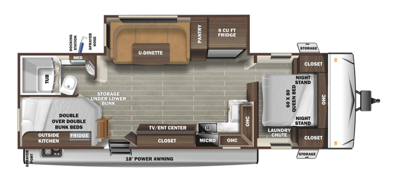 2021 Starcraft Super Lite 241BH Floorplan