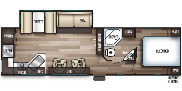 2020 Forest River Cherokee 274RK Floorplan