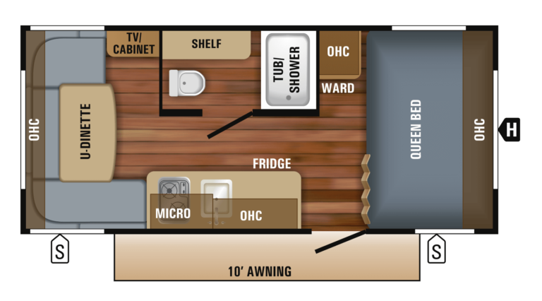 2018 Jayco Jay Flight SLX 7 175RD Floorplan