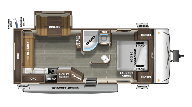2021 Starcraft Super Lite 242RL Floorplan