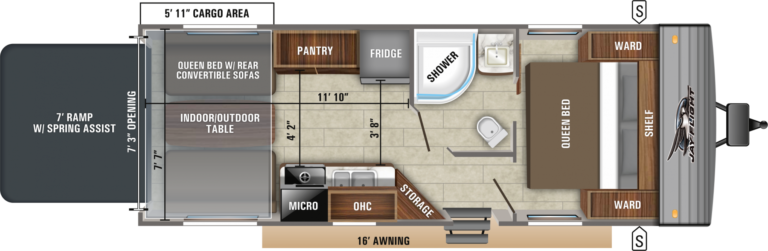 2020 Jayco Jay Flight SLX 236TH Floorplan
