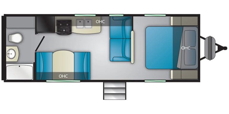 2019 Heartland Trail Runner TR SLE 24 Floorplan