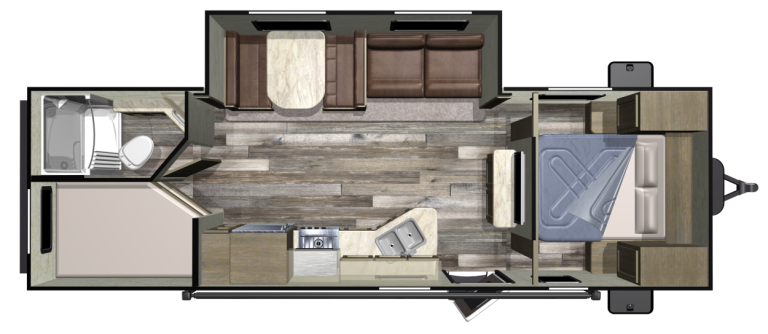 2019 Starcraft Autumn Ridge Outfitter 26BHS Floorplan